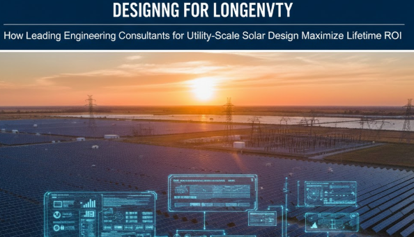 Designing for Longevity: How Leading Engineering Consultants for Utility-Scale Solar Design Maximize Lifetime ROI